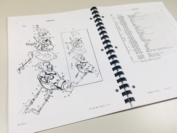 Massey Ferguson Mf 50 Industrial Tractor Parts Catalog Manual Book Exploded View - Image 5