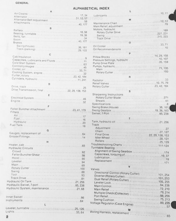 Case Drott 40 Blc Feller Buncher Service Manual Repair Shop Technical Workshop - Image 3