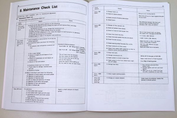 Kubota L285 Diesel Tractor Operators Owners Manual Parts Catalog Maintenance - Image 5