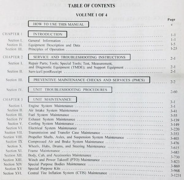 Service Manual 6X6 5 Ton Truck M939 M939A1 939A2 Series Air Force Military Shop - Image 2