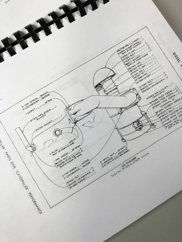 Caterpillar No 12 Diesel Motor Grader Operators Parts Manual Owners Book Set - Image 6