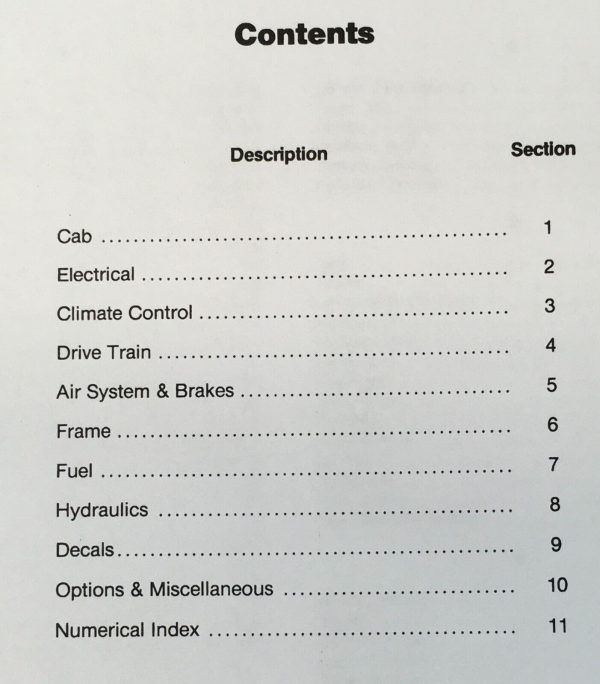 Steiger CA & CU Series Industrial Tractor Parts Manual Catalog Book Assembly - Image 2