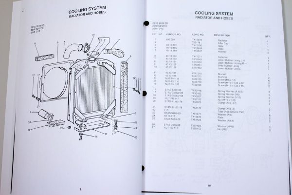 Long 2610, 2610Sd, 2610Dtc, 2610Dtc-Sd Tractor Parts Catalog Manual Book Numbers - Image 4