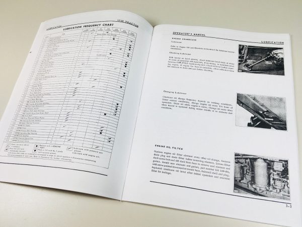 Oliver 1750 Tractor Owners Operators Manual Maintenance - Image 3