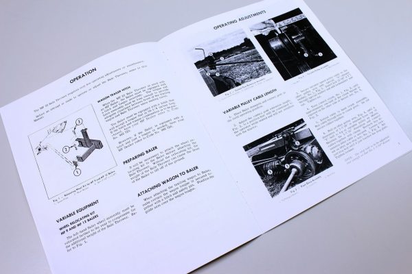 Massey Ferguson Mf 22 Pto Bale Thrower Owners Operators Manual Maintenance - Image 3