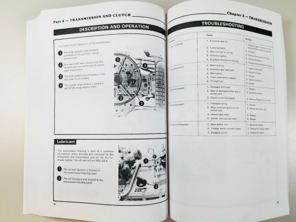 Ford 1100 Tractor Service Operators Parts Manual Set Repair Shop Book Repair - Image 7