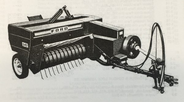 Ford 532 542 Small Square Hay Baler Parts Operators Manual Owners Service Set - Image 5