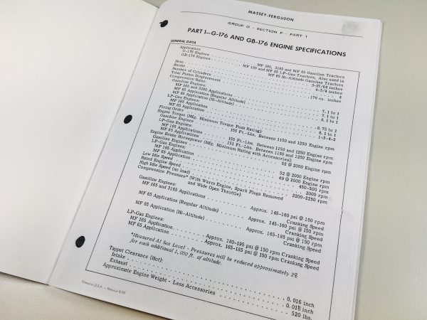 Continental G-176 Gb-176 Engines Service Repair Shop Manual G176 Gb176 Overhaul - Image 2