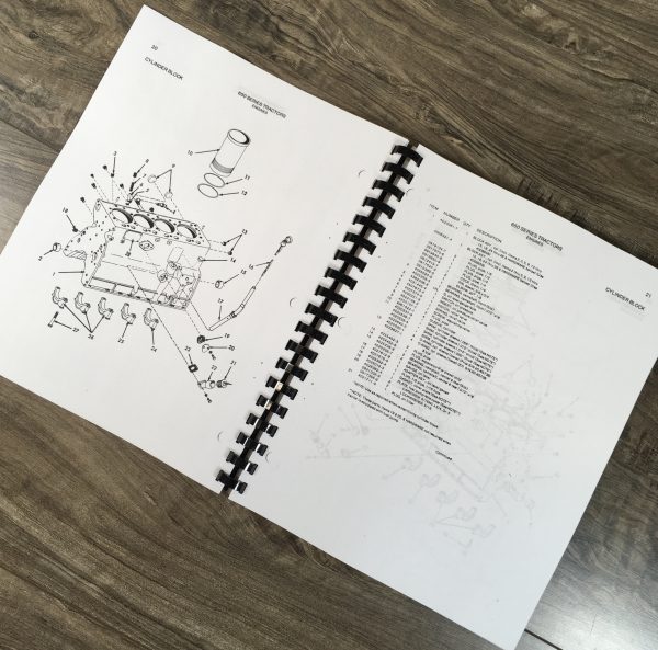 Allis Chalmers 652 653 Crawler Dozer 655 Loader Parts Manual Catalog Book - Image 5