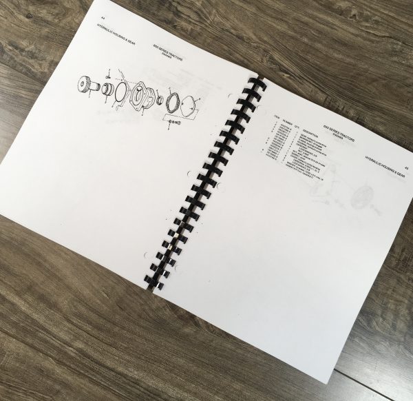 Allis Chalmers 652 653 Crawler Dozer 655 Loader Parts Manual Catalog Book - Image 6