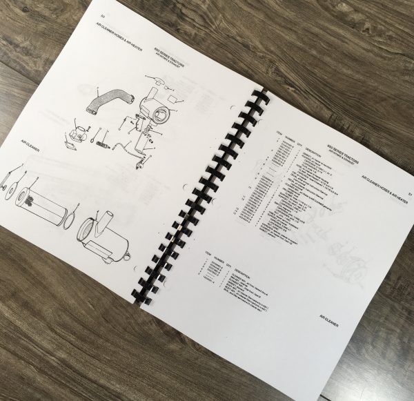 Allis Chalmers 652 653 Crawler Dozer 655 Loader Parts Manual Catalog Book - Image 7