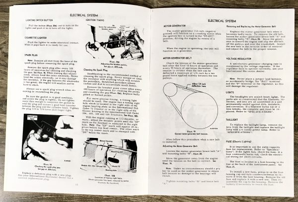 Cub Cadet International 72 104 105 124 125 Tractor Owners Operators Manual - Image 6