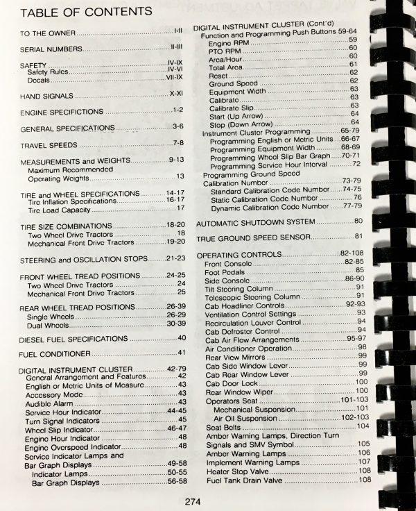 Case Ih 7110 7120 Tractor Operators Owners Manual Maintenance Lubrication - Image 2