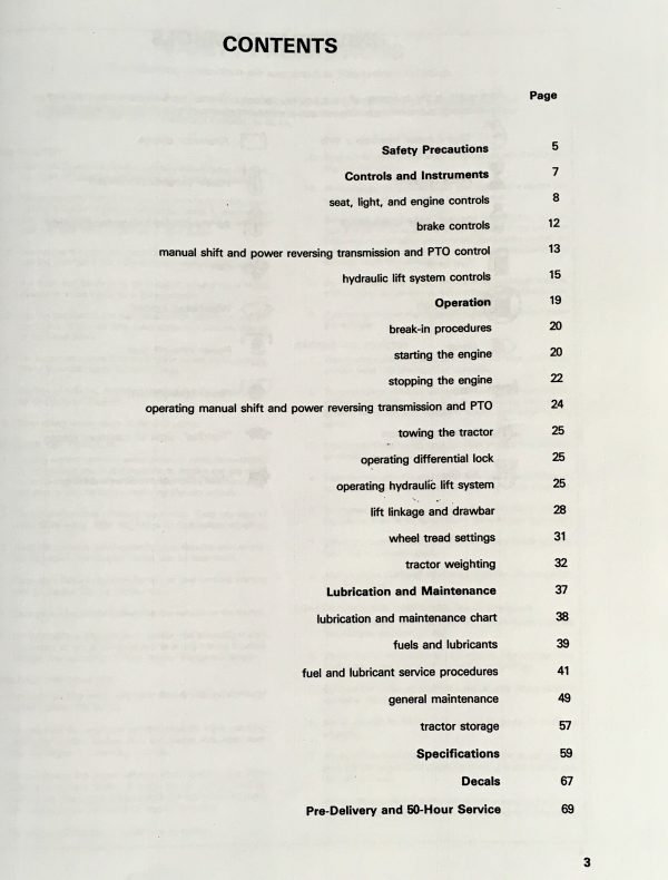 Ford 340B 445A 540B 545A Tractor Loader Backhoe Owners Operators Manual Book - Image 3