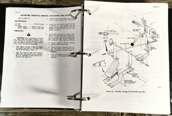 Case 850 Crawler Dozer Loader Service Repair Manual Technical Shop Book Binder - Image 5