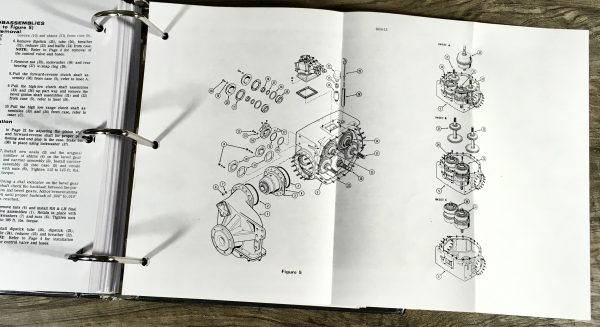 Case 850 Crawler Dozer Loader Service Repair Manual Technical Shop Book Binder - Image 12
