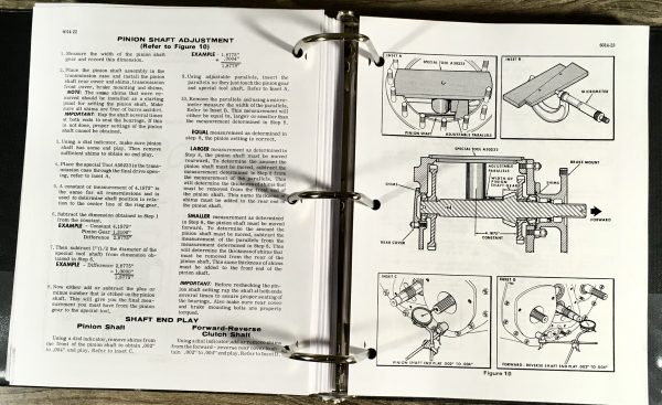 Case 850 Crawler Dozer Loader Service Repair Manual Technical Shop Book Binder - Image 13