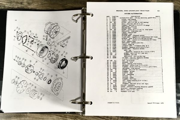 Case 850 Crawler Dozer Loader Service Manual Set Parts Catalog S/N After 7073469 - Image 24