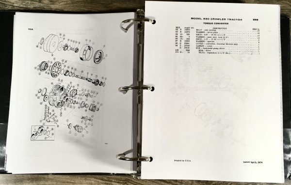 Case 850 Crawler Dozer Loader Service Manual Set Parts Catalog S/N After 7073469 - Image 15