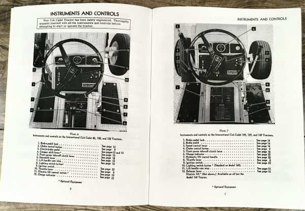 International Cub Cadet Tractor Model 86 108 Owner Operators Manual Lawn Mower - Image 4