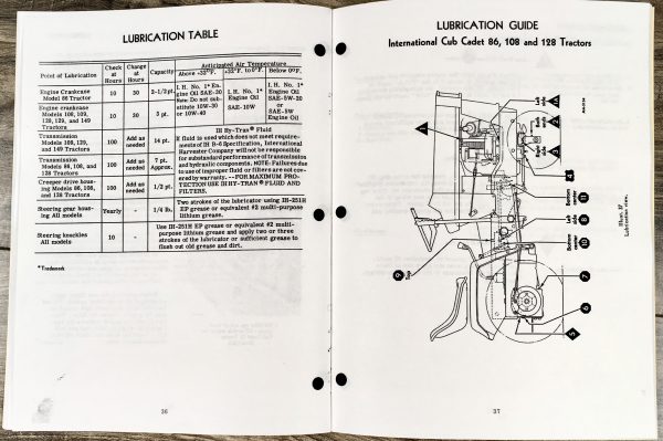 International Cub Cadet Tractor Model 128 129 Owner Operators Manual Lawn Mower - Image 6