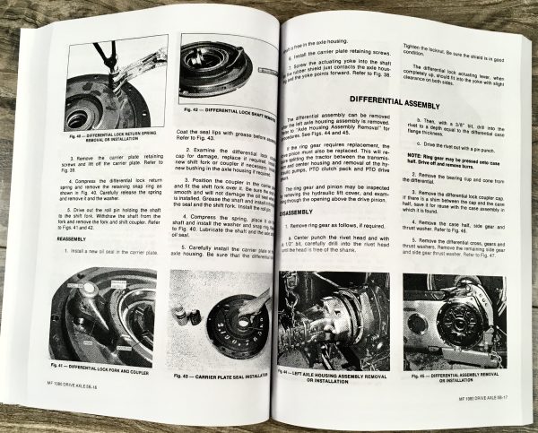 Massey Ferguson Mf 1080 Tractor Service Repair Shop Manual Technical Workshop - Image 7