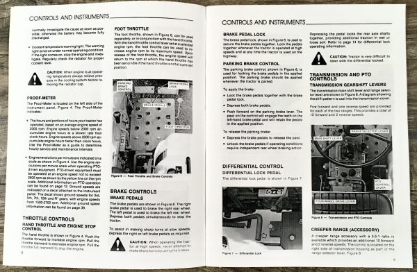 Ford 1100 Tractor Owner Operators Manual Parts Catalog - Image 6