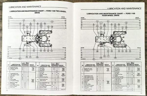 Ford 1100 Tractor Owner Operators Manual Parts Catalog - Image 7