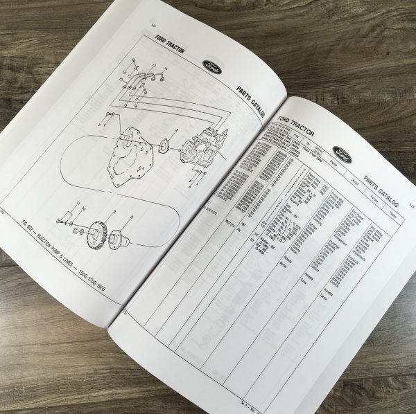 Ford 1100 1200 1300 1500 1700 1900 Tractor Parts Assembly Manual Catalog - Image 7