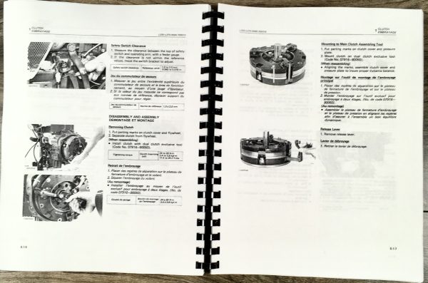 Kubota L235 L275 Tractor Service D1102 D1302 Engine Service Manual Set Repair - Image 7