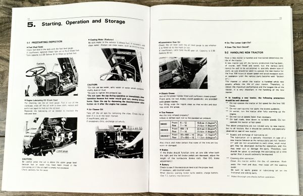 Kubota B6000 Tractor Service Parts Operators Repair Manual Shop Book Set Owners - Image 14