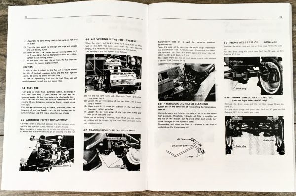 Kubota B6000 Tractor Service Parts Operators Repair Manual Shop Book Set Owners - Image 15