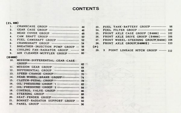 Kubota B6000 Tractor Service Parts Operators Repair Manual Shop Book Set Owners - Image 5