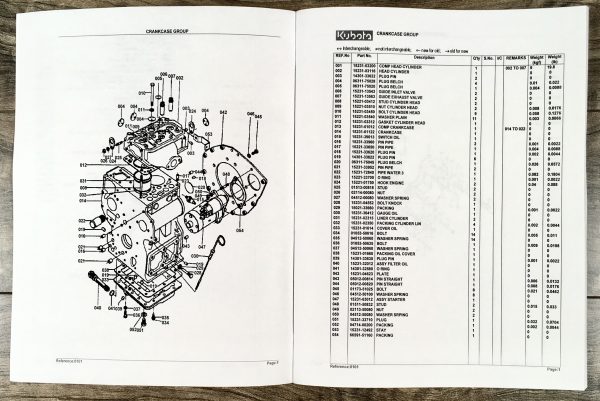 Kubota B6000 B6000E B6000D Tractor Parts Assembly Manual Catalog Exploded Views - Image 6