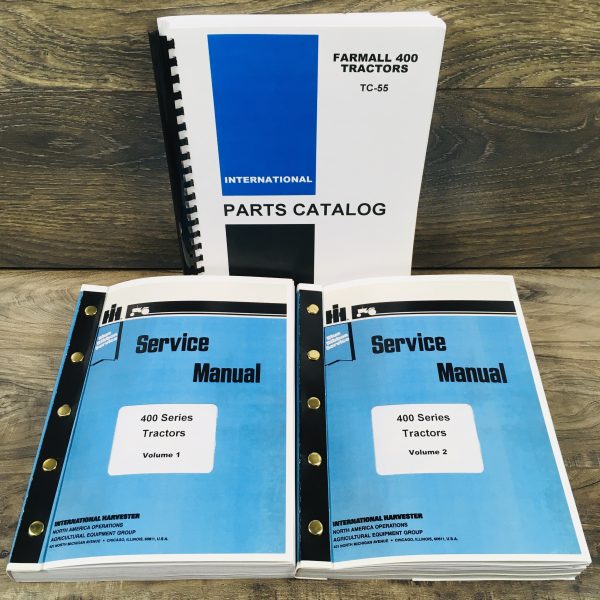 International Mccormick Farmall 400 Gas Diesel Tractor Service Parts Manual Ih