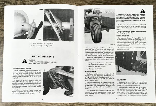 Sperry New Holland 495 Haybine Mower Conditioner Owner Operators Manual - Image 4