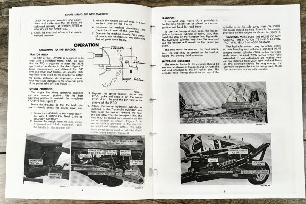 New Holland Haybine Mower 469 Owners Operators Manual Service Sickle Guard Bar - Image 3