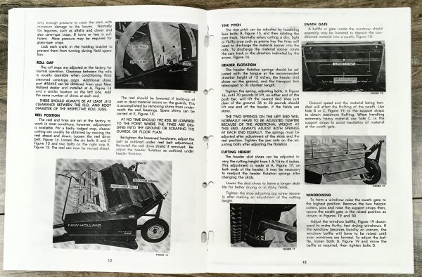 New Holland Haybine Mower 469 Owners Operators Manual Service Sickle Guard Bar - Image 4