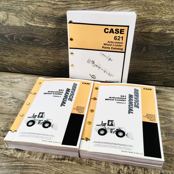 Case 621 Articulated Wheel Loader Service And Parts Catalog Manuals Repair Shop