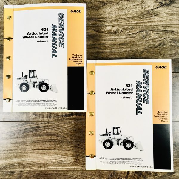 Case 621 Articulated Wheel Loader Service Repair Manual Shop Book Payloader