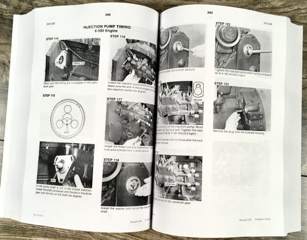 Case 621 Wheel Loader Service Manual Parts Catalog Operators Owners Repair Set - Image 29