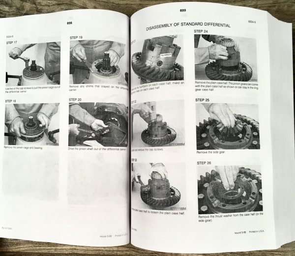 Case 621 Wheel Loader Service Manual Parts Catalog Operators Owners Repair Set - Image 25