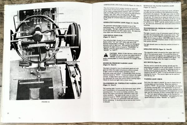 Allis Chalmers Ac 7060 Diesel Tractor Operators Manual Maintenance Prior to 6000 - Image 5