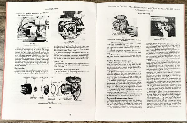 International Farmall 300 Tractor Gas Engine Service Parts Operator Manual Set - Image 21