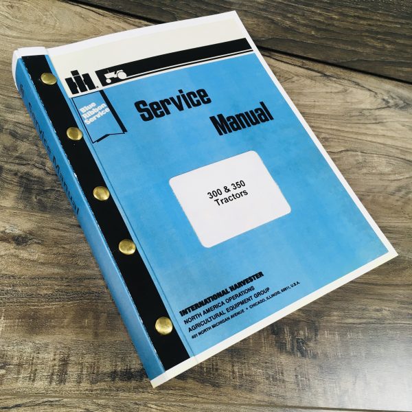 International Farmall 300 350 Tractor Service Manual Repair Shop Book Workshop