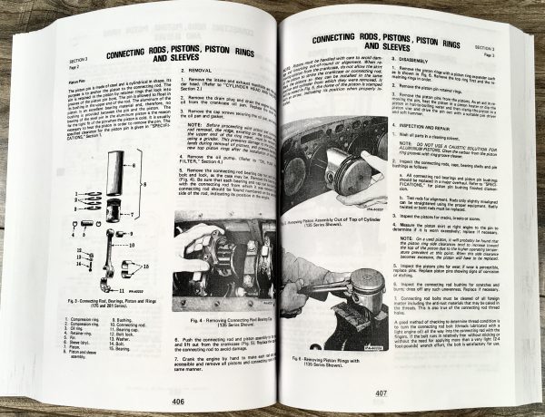 Farmall 300 Tractor Gas Engine Service Parts Repair Catalog Book Manual Set - Image 14