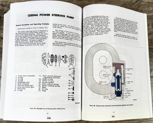 Farmall 300 Tractor Gas Engine Service Parts Repair Catalog Book Manual Set - Image 12