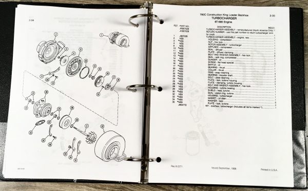 Case 780C Ck Tractor Loader Backhoe Parts Catalog Owners Operators Manual Set - Image 14