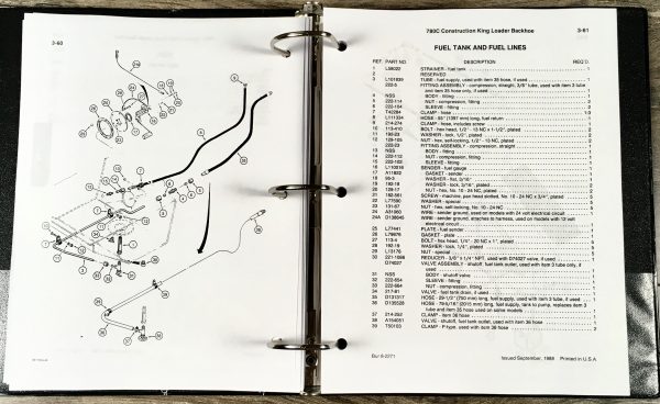Case 780C Ck Tractor Loader Backhoe Parts Catalog Owners Operators Manual Set - Image 15
