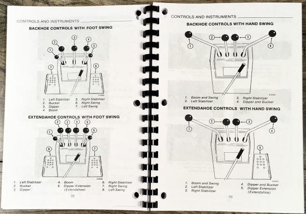 J I Case 780C Loader Backhoe Operators Owners Manual Controls Maintenance 9-9720 - Image 3